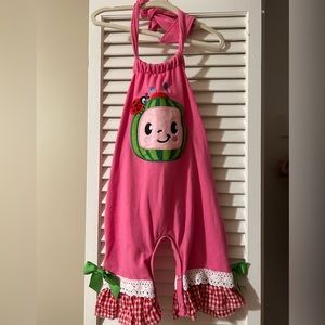 Cocomelon halter jumpsuit